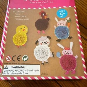 Spring Animal Pom Pom Craft Kit for Kids - Multicolor